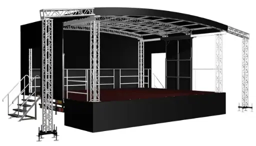 Trailerbühne 8x6 m
